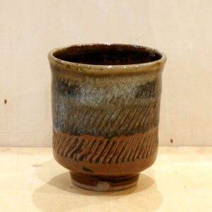 Tenmoku & Ash Glaze Tea Bowl