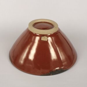 Underside of medium stoneware bowl